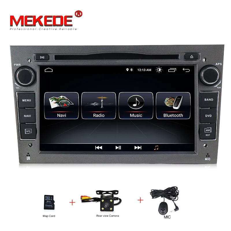CAR DVD CAMERA Android 8,1 1024X600 7 дюймов 2din автомобильный gps dvd-плеер для Opel Astra h g Zafira B Vectra C D Antara комбо Радио Аудио - Цвет: CAR DVD CAMERA