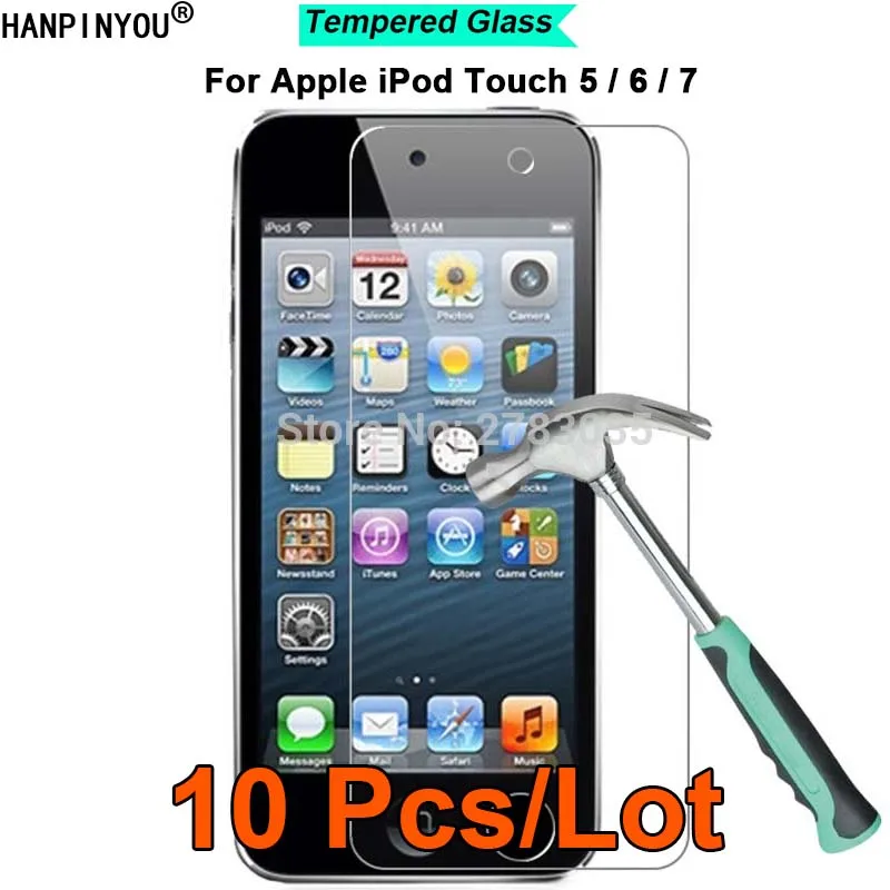 10 шт./лот для Apple Ipod Touch 5/6/7 с уровнем твердости 9 H твердость 2.5D ультра тонкое