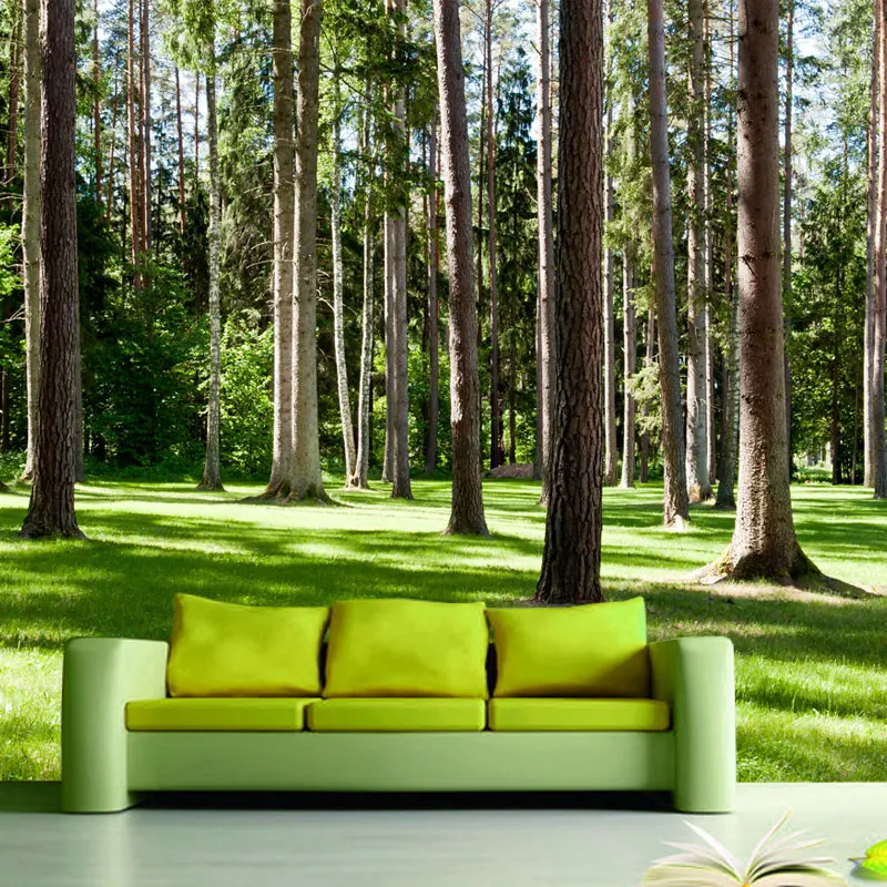 

Custom Mural Wallpaper 3D Stereoscopic Nature Landscape Tree Living Room Bedroom Sofa TV Background Wall Decor Photo Wallpaper