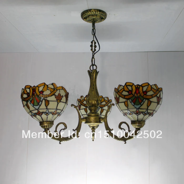 FUMAT Baroque Glass Lamp Retro Stained Pendant Light For Living room Corridor Bedroom Vitrage Mosaic glass | Лампы и освещение
