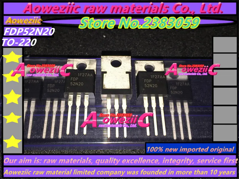 Aoweziic импортный FDP52N20 52N20 TO-220 FET 52A 200V