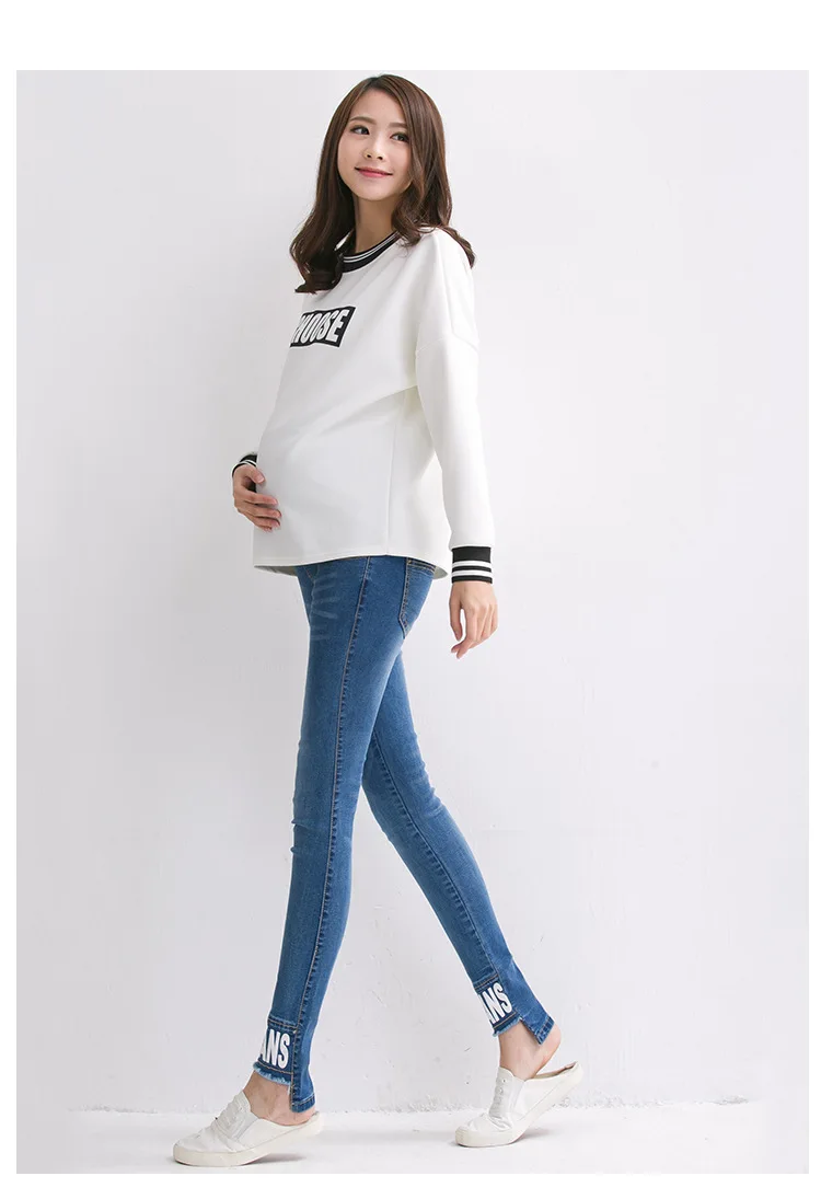 2016 новый пункт корейский беременных женщин охраны беременным живот джинсы