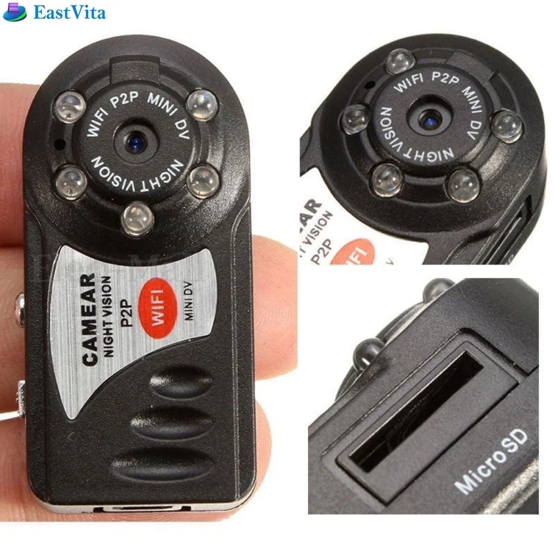 Q7 мини камера wifi HD мини видеокамера Беспроводная DV DVR ИК Ночное Видение Cam рекордер инфракрасная микро камера Домашняя безопасность