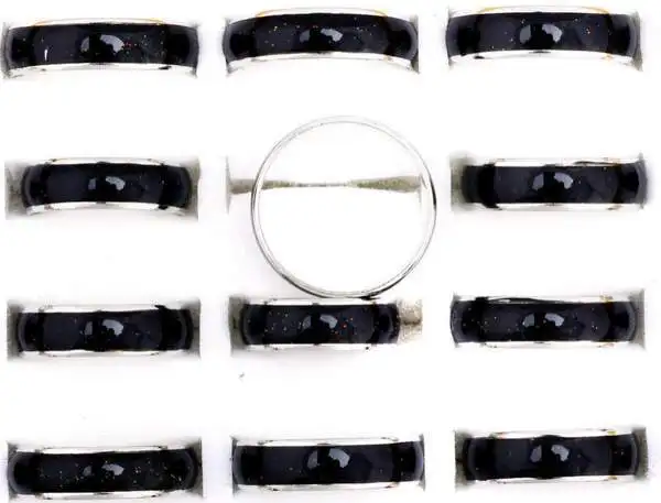 Оптовые ювелирные украшения 10 шт. смешанные меняющие цвет серебряные кольца