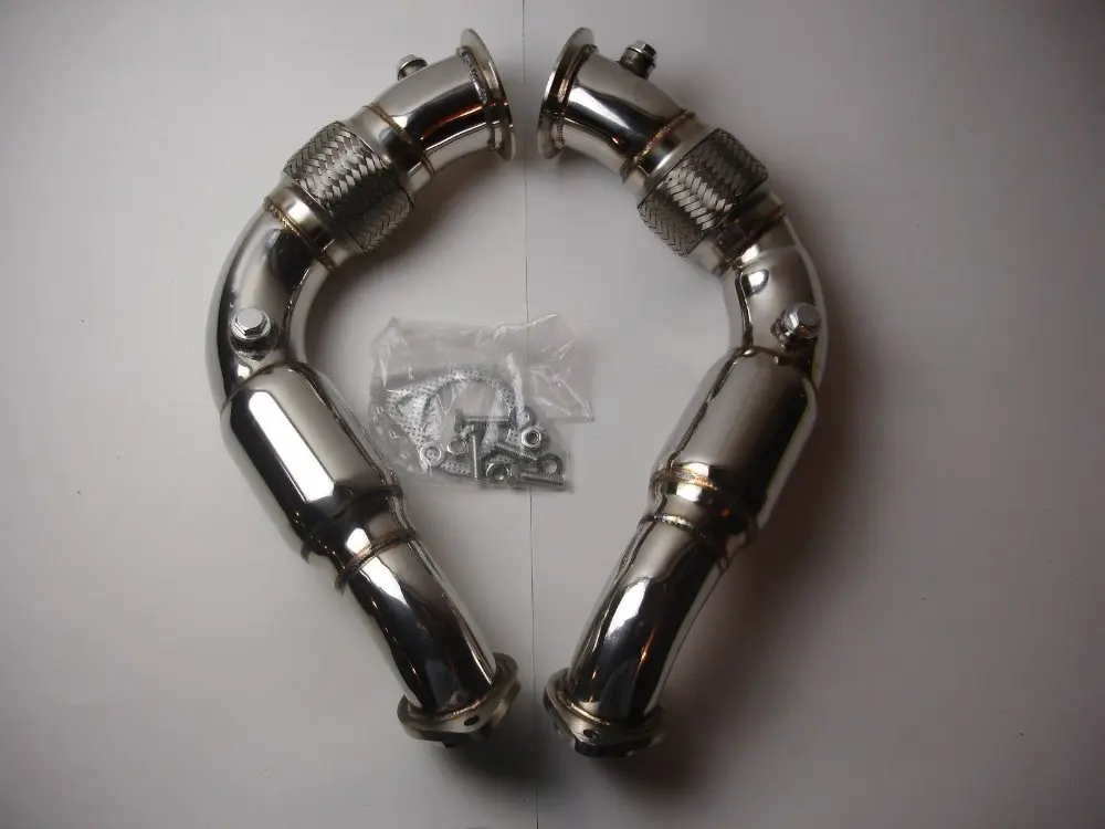 Для bmw n63 b44 4.4L V8 Twin Turbo Down pipe 08 14 X6/ X5 5 6 и 7 Series|downpipe|downpipe bmwdownpipe n54 |