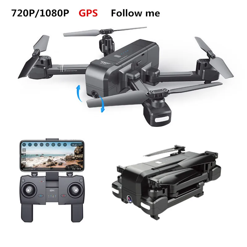 SJRC Z5 Quadcopter GPS Eelfie дрона с дистанционным управлением WI FI FPV 720 P/1080 P Камера в