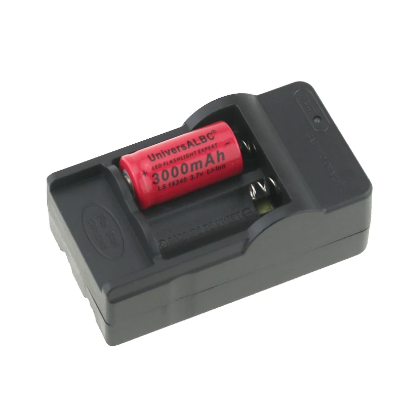 3000mAh перезаряжаемая 3,7 V литий-ионная 16340 батарея CR123A батарея для светодиодный фонарик дорожное настенное зарядное устройство для батареи 16340 CR123A