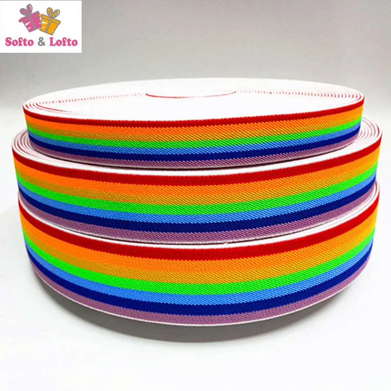 Эластичные ленты радужные эластичные прочные резиновые Аксессуары для
