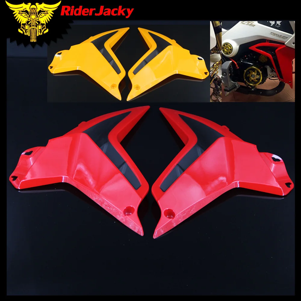 RiderJacky для HONDA MSX125 MSX 125 2014 2015 1 Пара мотоциклетный ABS топливный бак боковая крышка