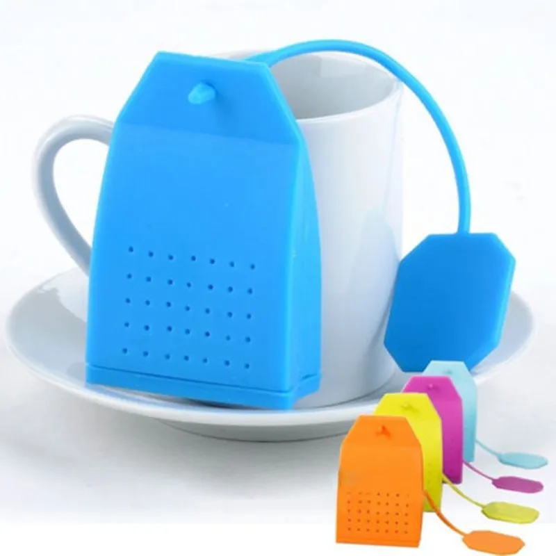 Силиконовые Чай сумки Ououdee 5-Pack многоразовые вкладыш Infuser Фильтр для чашки кружки