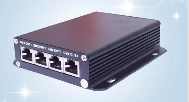 ArtNet в конвертер DMX 1 x Ethernet вход 4 выход 2048DMX каналы совместимы с программным