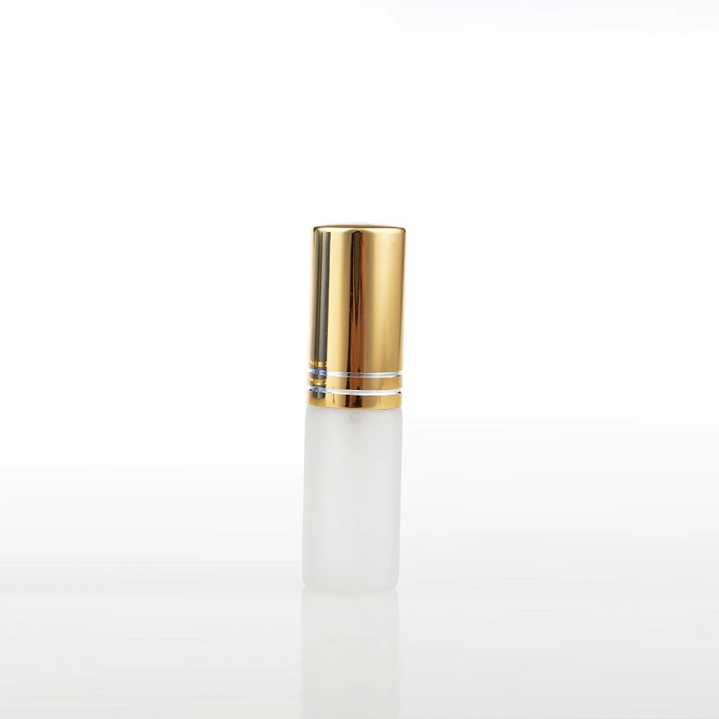 100 шт./лот 5 мл Parfum глазурь дорожная бутылка с распылителем для духов Портативный пустой косметический контейнер с алюминиевым насосом - Цвет: gold