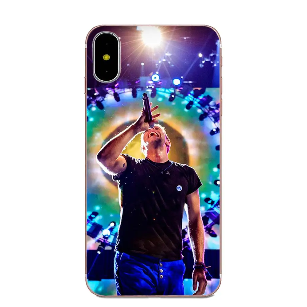 Мягкие чехлы из ТПУ для Apple iPhone 4 4S 5 5C 5S SE 6 6S 7 8 Plus X XS Max XR Coldplay Live | Мобильные телефоны