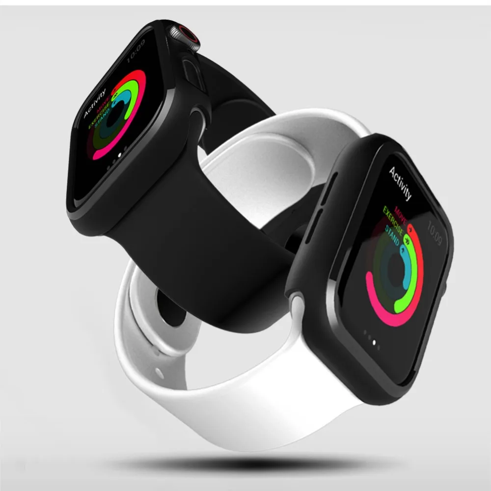 Новая очень тонкая рамка для часов PC Apple Watch series 1/2/3/4/5 40/44 мм аксессуары защитная