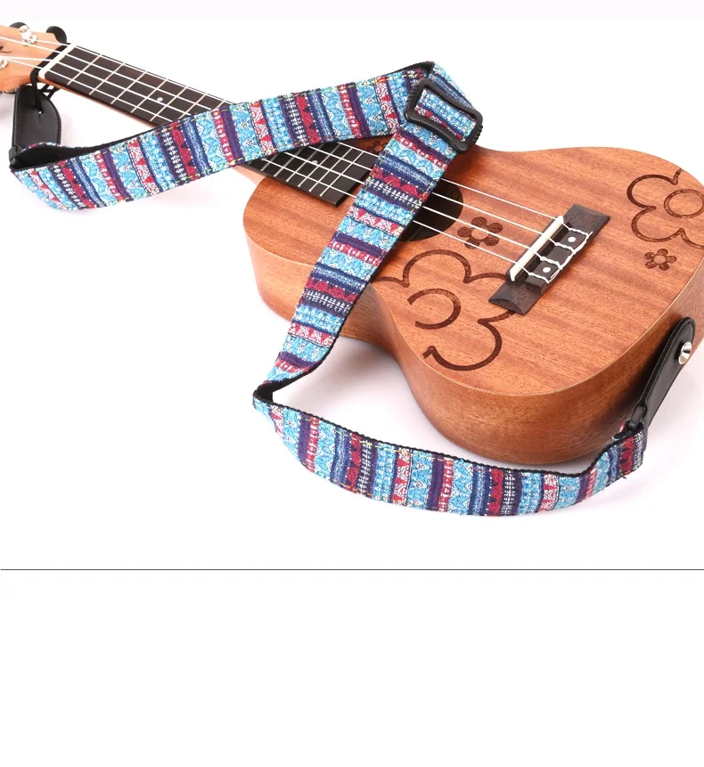 Ukulele special straps National wind ukulele straps Uklily shoulder straps show slingback straps enlarge