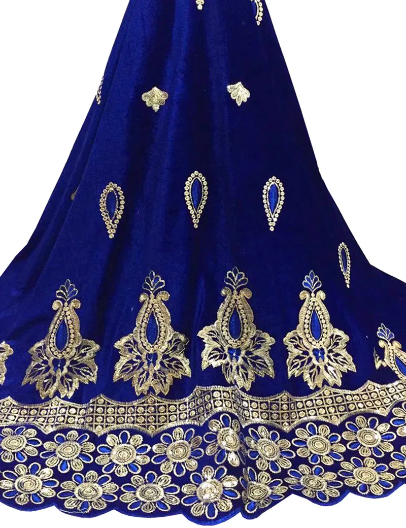 African Lace Fabric 2019 High Quality French Velvet With Stones For Wedding Party | Дом и сад
