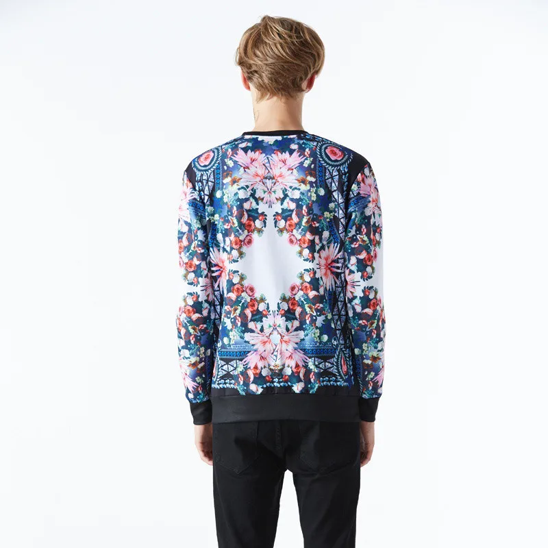 Esdaf осень-зима Мода Собака древних цифровой печати Для мужчин Толстовки с