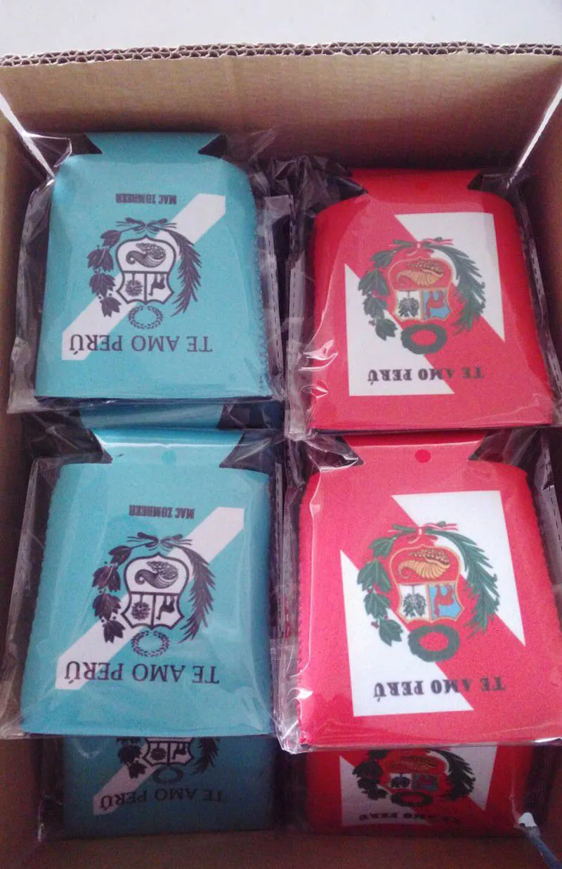 100 шт./лот оптовая продажа Stubby держателей бутылка пива охладители мешок