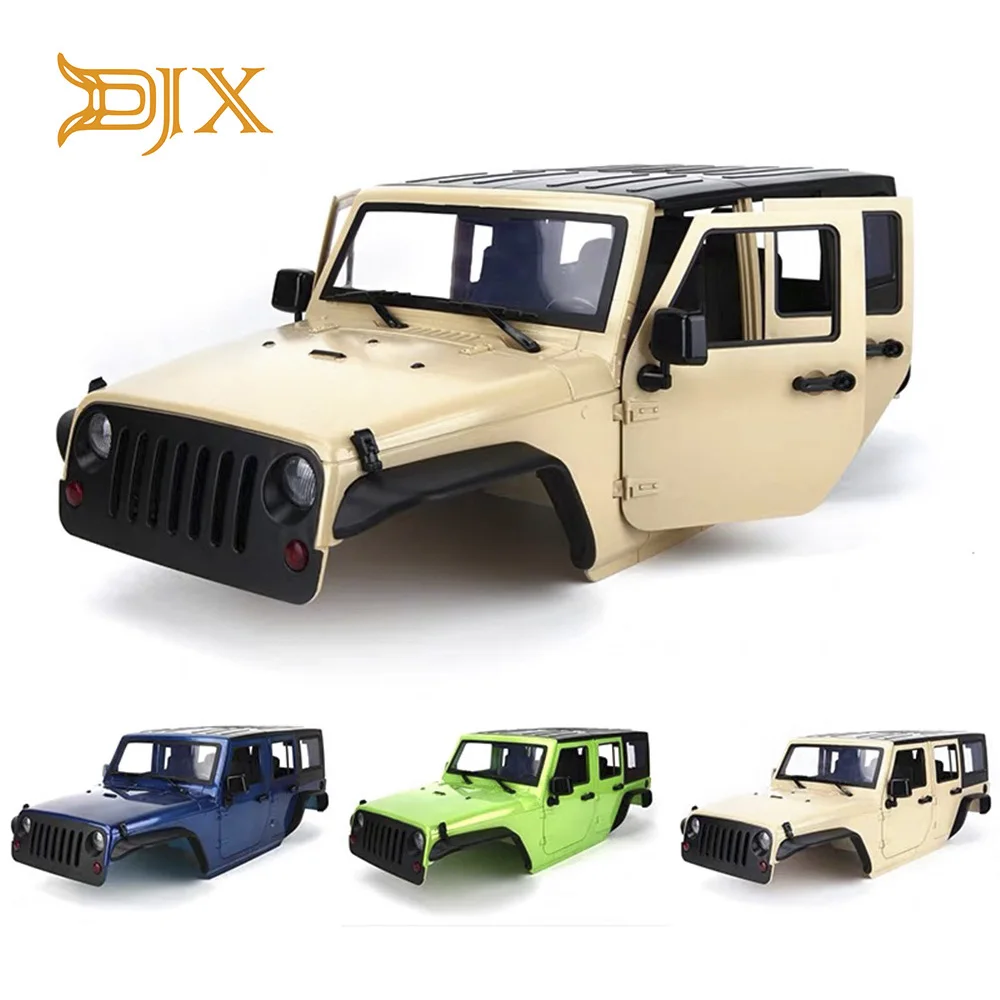 DJX несобранная 12 3 дюймовая 313 мм Колесная база корпус автомобиля для 1/10 RC Crawler jeep