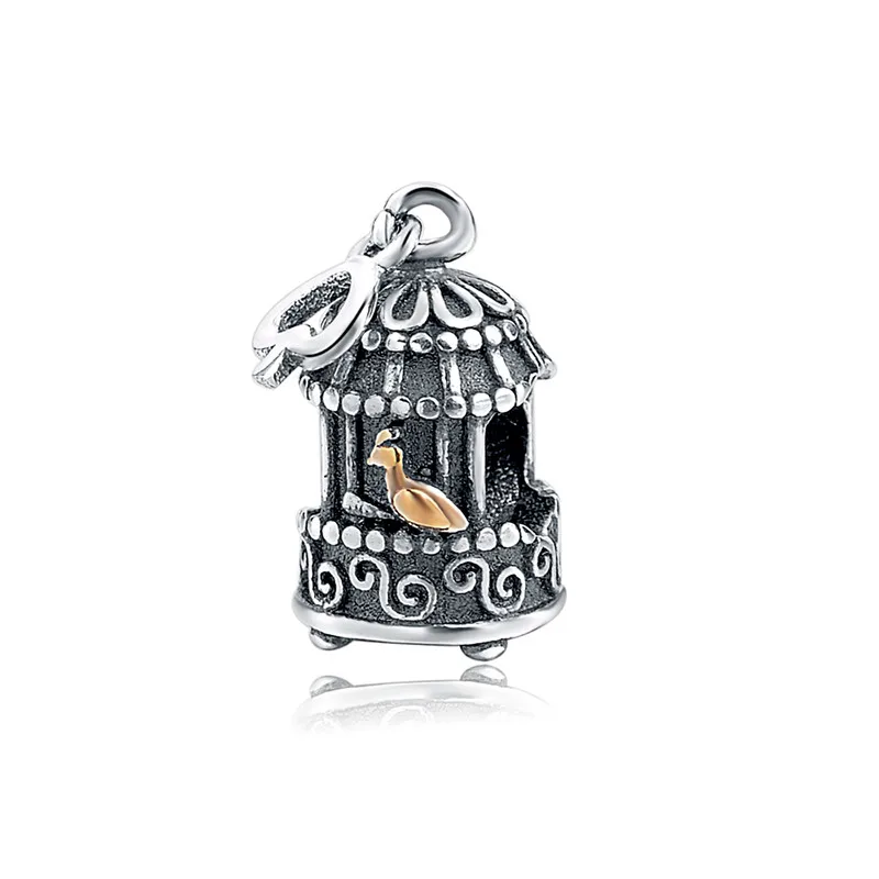 Серебро 925 Ножницы гребень Талисманы Бусины Fit браслет Pandora berloques в Аутентичные Подвеска DIY Стиль украшения для женщин подарок - Цвет: StrollGirl04815