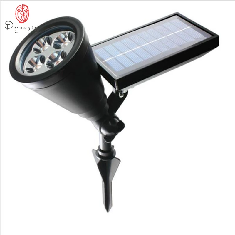 Династия Светодиодная лампа для лужайки на солнечной батарее светильник улицы