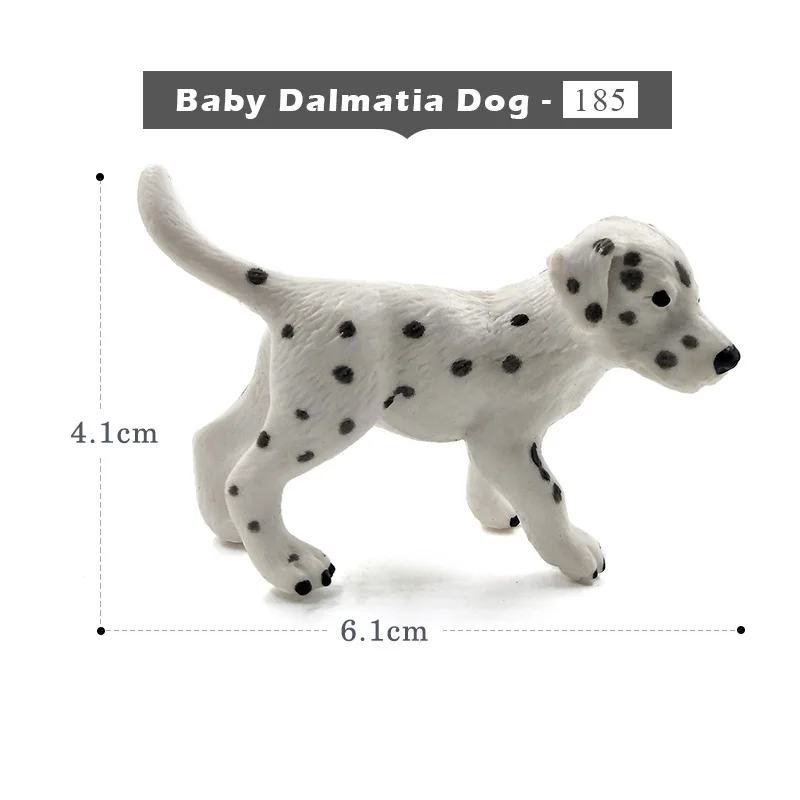 Baby Dalmatia Dog-a Миниатюрная Статуэтка для собак-далматинцев, модель животного, домашний декор, сказочное украшение сада, современные аксессуары - Цвет: Baby Dalmatia Dog-a