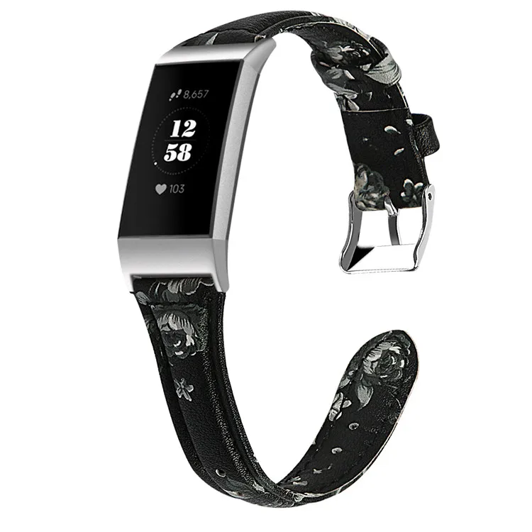 Новое поступление, ремешок из натуральной кожи, ремешок для Fitbit Charge 3, модные умные часы, сменный Браслет, кожаные аксессуары