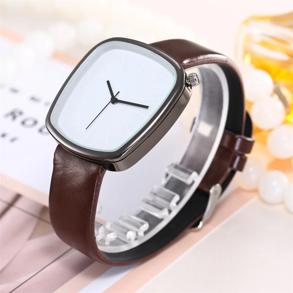 Часы наручные женские кварцевые спортивные с квадратным циферблатом 2018|Женские