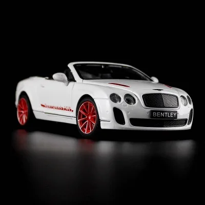 Новинка, 1:24, bentley, Континентальный суперспортивный трансформер, isr, металлический автомобиль, литой под давлением, драгоценная Коллекционная модель автомобиля, игрушки со звуком и светильник