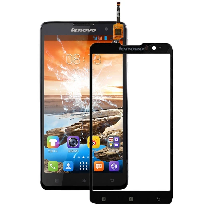 

H New for Lenovo S898t Touch Panel Replacement repair parts (Black)