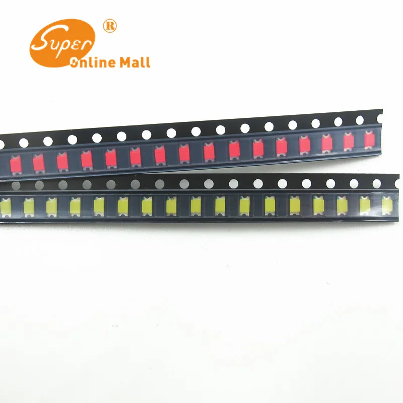 100 шт./Паг SMD 1206 SMT led желтый светодиод DIY светодиоды 570 570nm|Подвесные лампочки| |