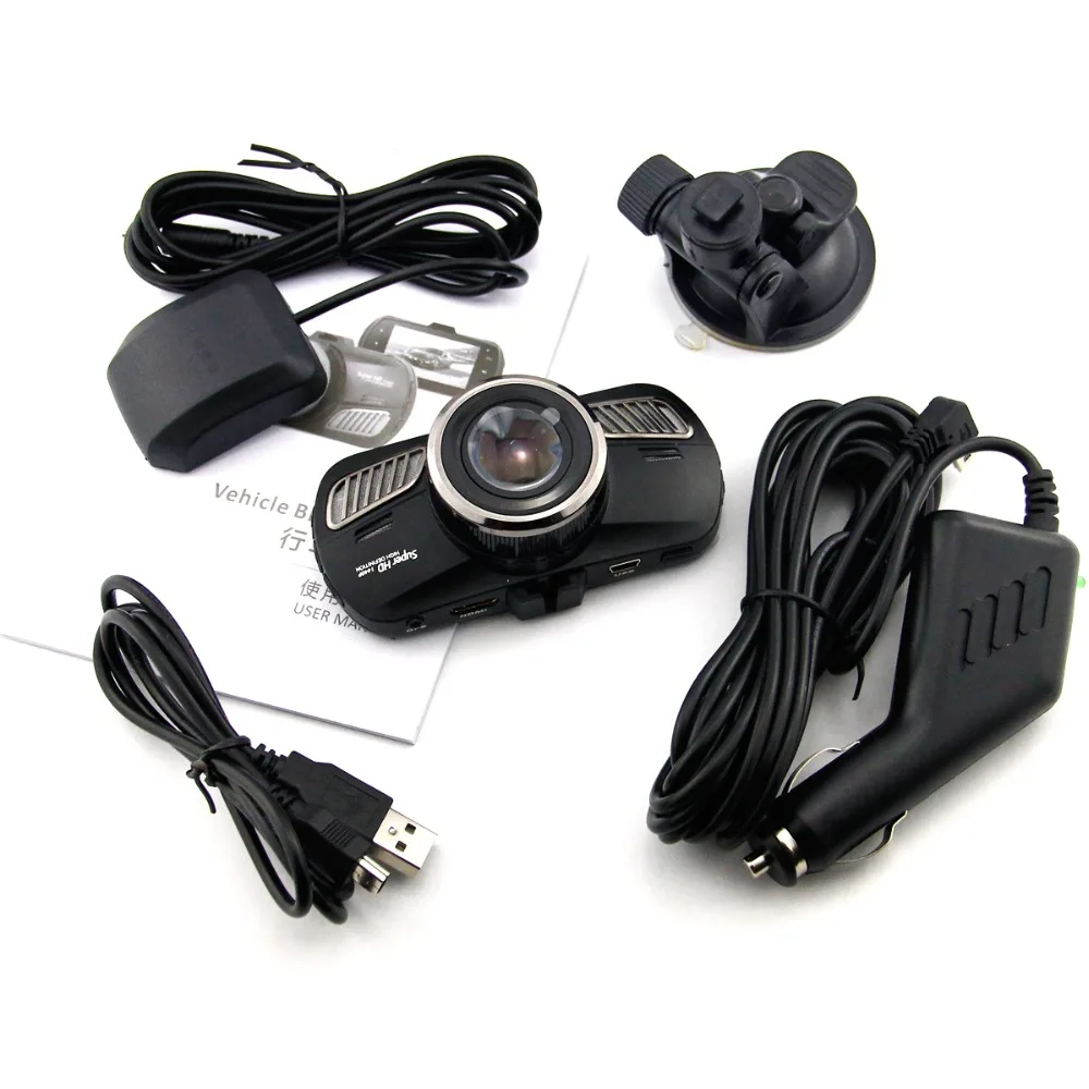 Original Ambarella A12 Car Dvr Camera Video Recorder HD 1440P With GPS Tracking Dash Cam Dashboard DAB201 | Автомобили и