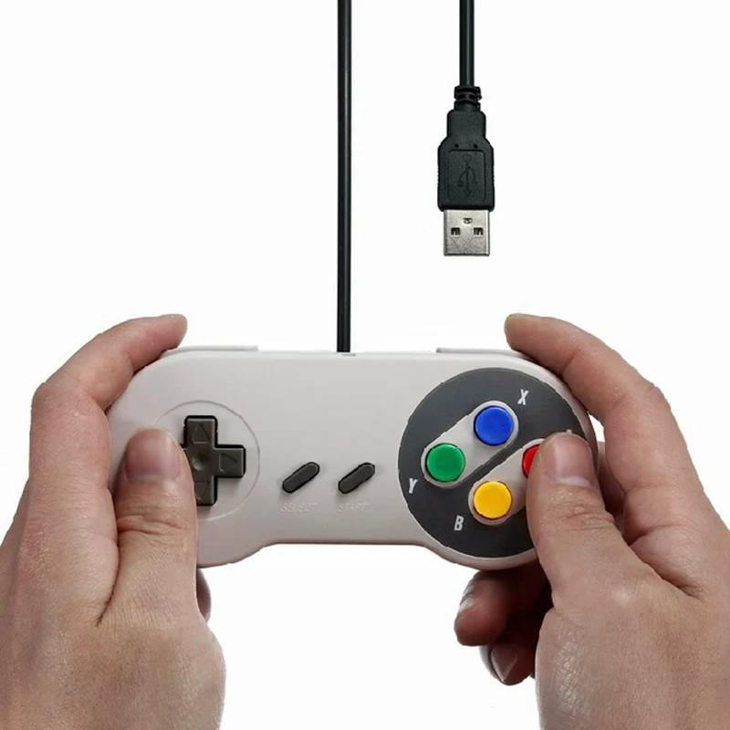 Игровой USB-джойстик для Nintendo SNES геймпад ПК с Windows и MAC |