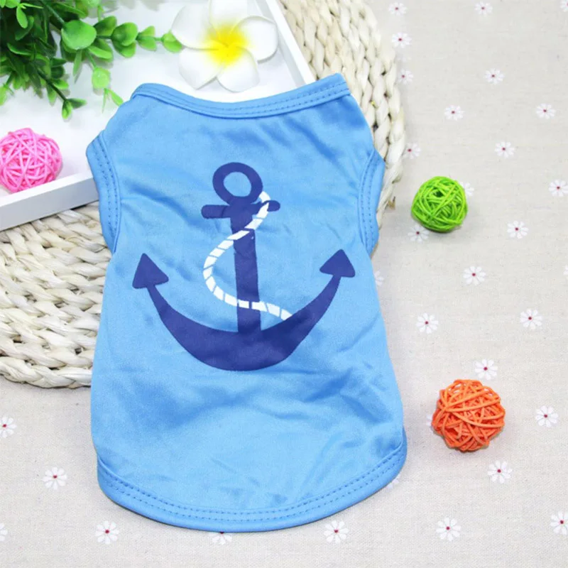 Summer Dog Clothes For Dogs Tshirt Cheap Cat Pet Vest Pets Clothing Small Medium Chihuahua Pug York Supplies | Дом и сад