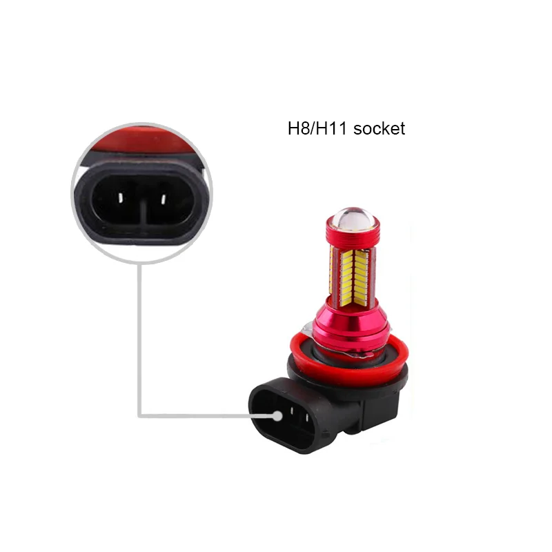 BOAOSI 2x H8 H11 4014 CREE чип светодиодный противотуманный Светильник лампы без ошибок для FORD MONDEO MK3 MK4 C-MAX S-MAX FOCUS 01+ FUSION