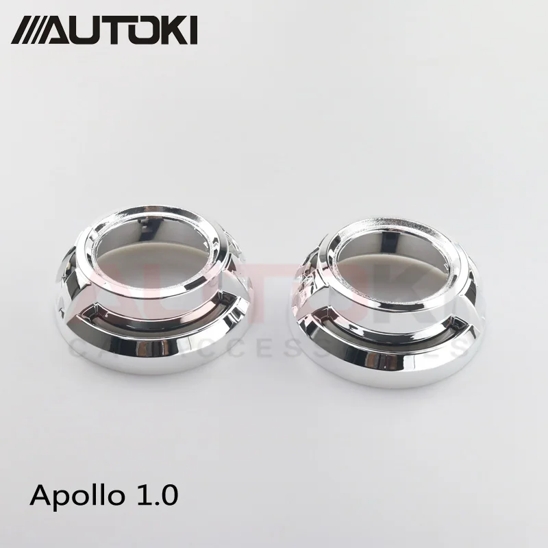 3 дюйма hid линзы проектора bi xenon кожух высокая температура стойкие серебро Apollo 1 0