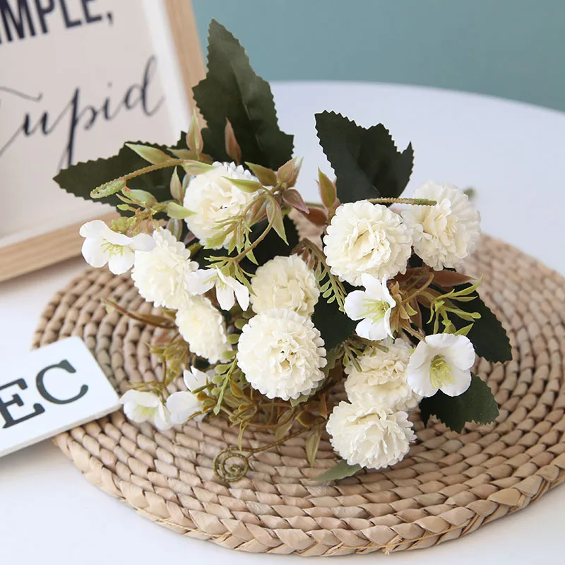 1 шт. Гвоздика Свадебный букет Рождественские украшения семейная ваза