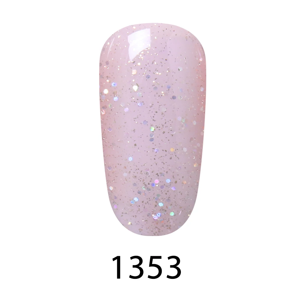 1353 Elite99 10ml UV Gel Nail Polish Soak Off Primer Gel Polish Top Base Coat Needed Gel Lacquer Semi Permanent Nail Art Manicure Gel - Цвет: 1353