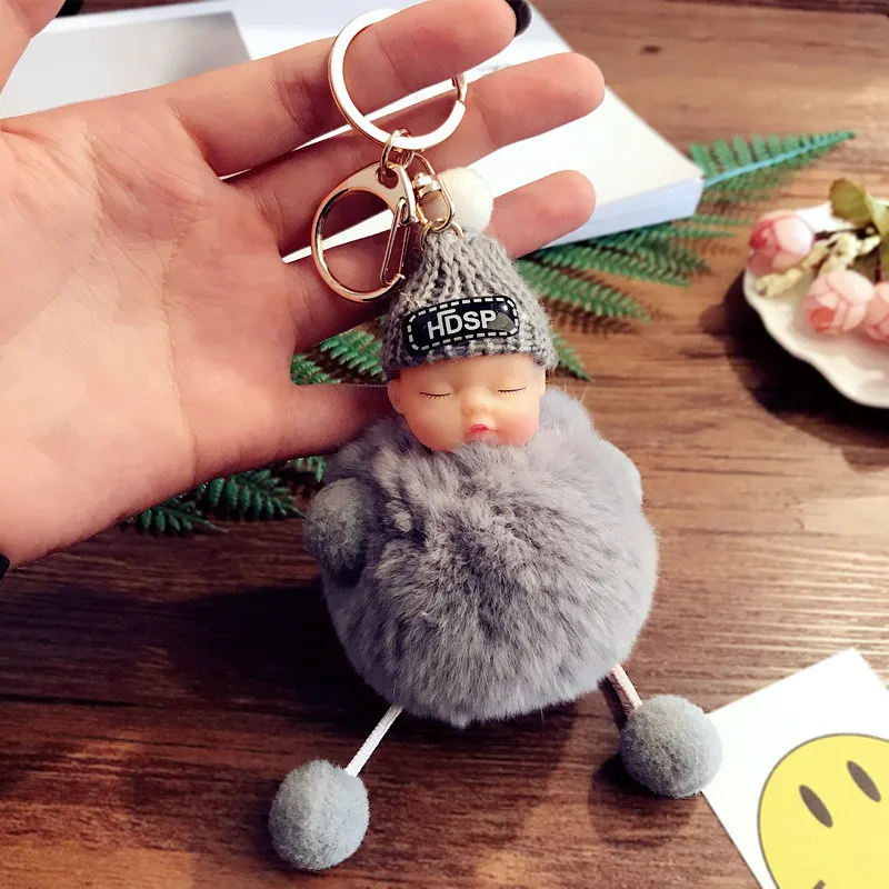 1 шт. модные милые плюшевые спальные куклы для малышей подвеска брелок игрушки