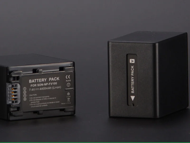 4400 мА/ч, NP-FV100 NP FV100 NPFV100 цифровой литий-ионная Батарея для sony DCR-SR15 SR21 SR68 SR88 SX15 SX21 SX44 SX45 Камера батареи