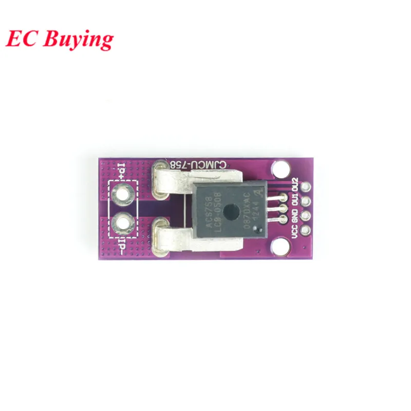 ACS758LCB 050B PFF T линейный датчик тока модуль датчика Холла CJMCU 758 от 3 В до 5 0 одиночный