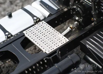 LESU 1/14 HN700 6*4 RC Трактор трейлер грузовик металлический шасси Модель двигателя Tmy