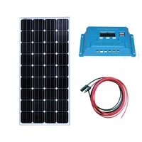 solar panel 12v 150w battery charger connector 12v24v 10a rv motorhome caravan chargeur solaire car led 12v camping car