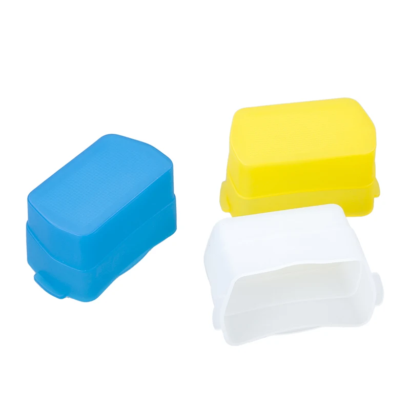 3 цвета синий + желтый белый комплект рассеивателя для вспышки Canon 580EX II YONGNUO YN 560