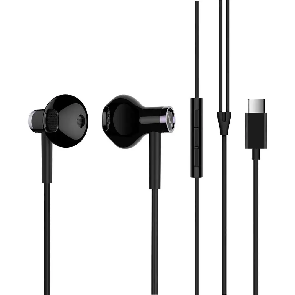 Наушники Xiaomi USB Type C/3 5 мм гарнитура половинные вкладыши проводное управление