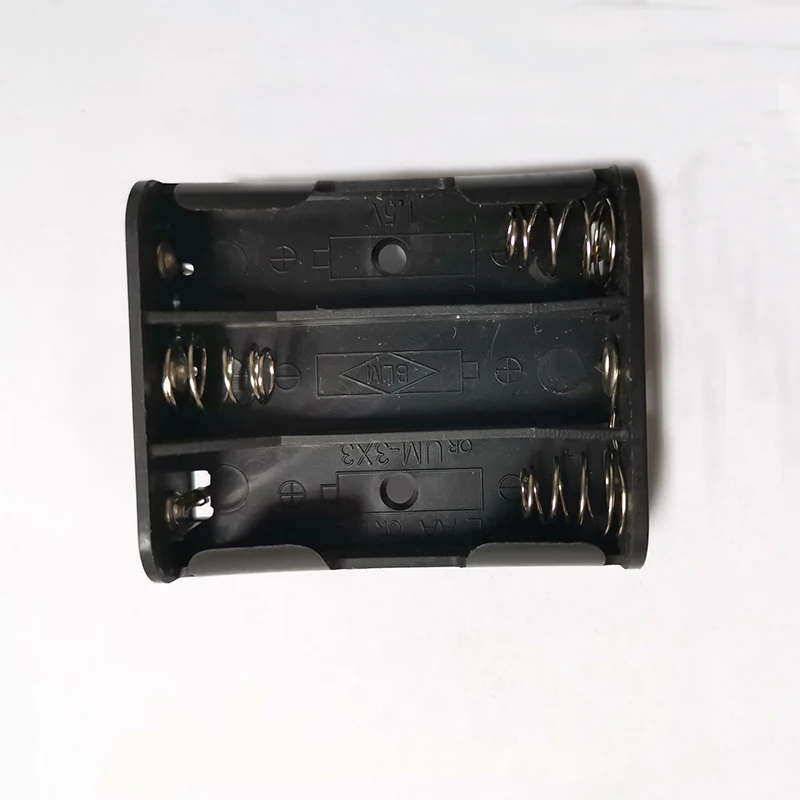 1 шт./лот лидер продаж черный пластиковый контейнер для батарей AA 3x1 5 в держатель