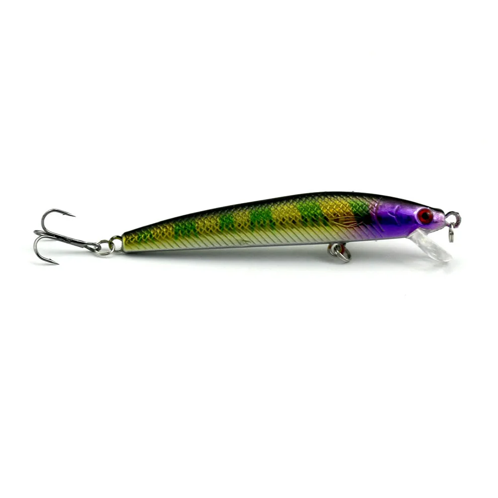 Горячие 10 шт 3D Глаза рыболовные приманки Crankbaits 6 # крючки искусственные Minnow