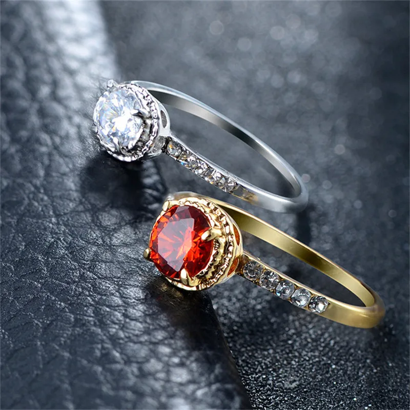 CC Простые Кольца для женщин модные ювелирные изделия свадебное обручальное