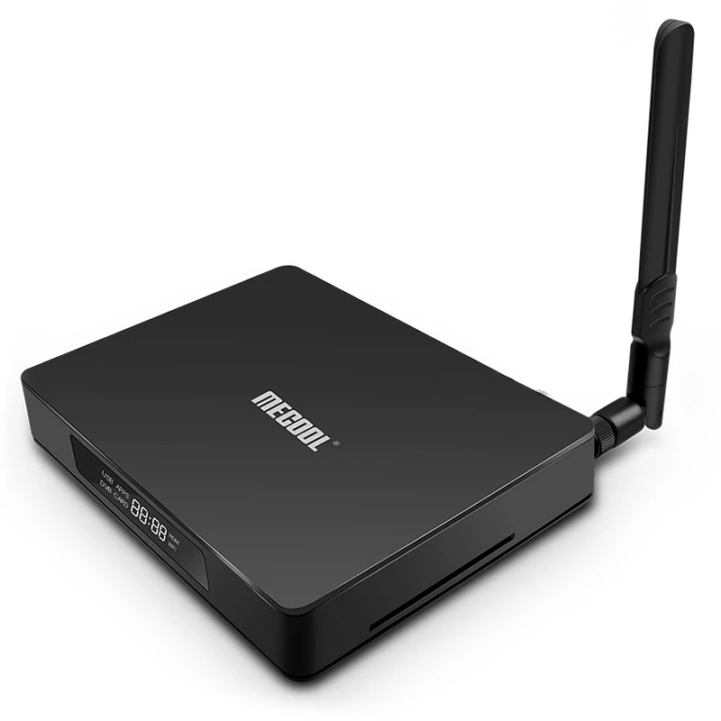 MECOOL K6 DVB S2 - T2 C Android 7.0 TV Box 2GB RAM 16GB ROM Quad Core 2.4G + 5G WiFi USB3.0 100Mbps 4K Media Player | Электроника