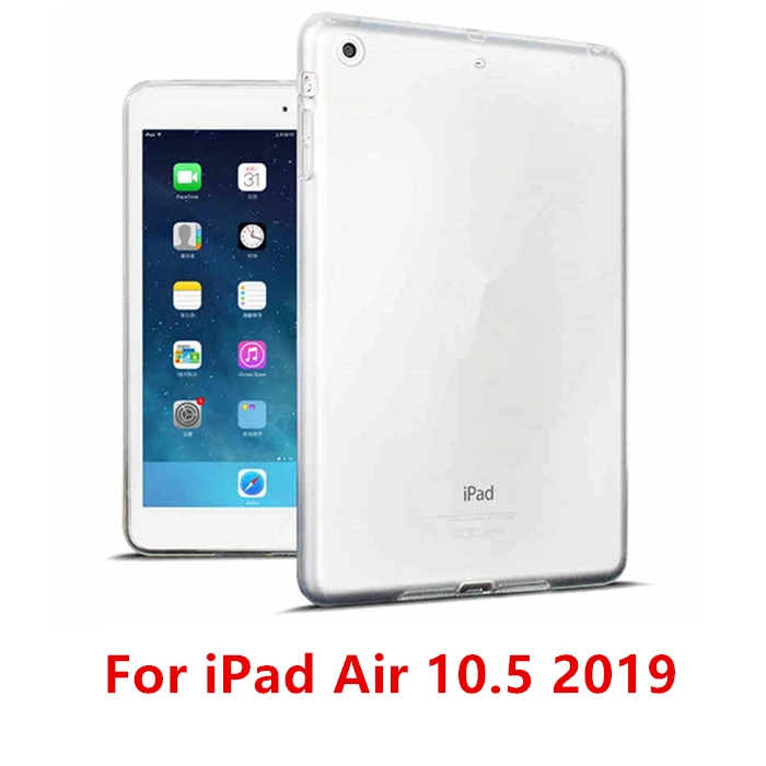 Air 10.5 2019 Для нового iPad 9,7 чехол TPU силиконовый прозрачный тонкий чехол для iPad Air 2 Air 1 Pro 10,5 Mini 2 3 4 Coque Capa Funda - Цвет: Air 10.5 2019